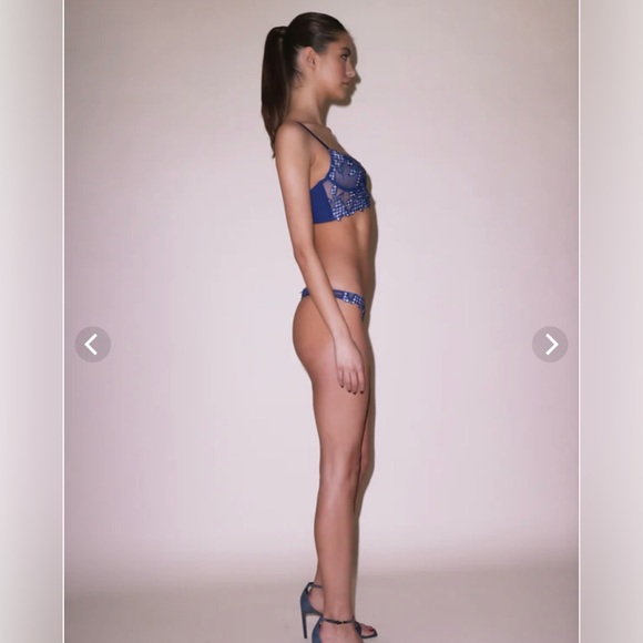 LILY EMBROIDERY LONGLINE DEMI BRA - Picture 5 of 13